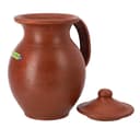 Royalford 1.5L Jug, Handmade Clay Serveware, RF10593 | 100% Natural Clay | Non-Toxic, Eco-Friendly | Clay Jug For Water Or Drinks | Used For Serving Water
