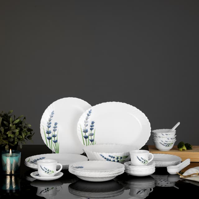 طقم عشاء أركوبال 44 قطعة Royalford 44Pcs Opalware Dinner Set