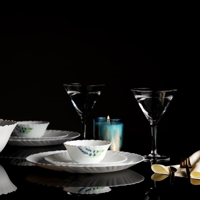 طقم عشاء أركوبال 44 قطعة Royalford 44Pcs Opalware Dinner Set