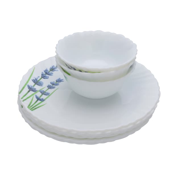 طقم عشاء أركوبال 44 قطعة Royalford 44Pcs Opalware Dinner Set