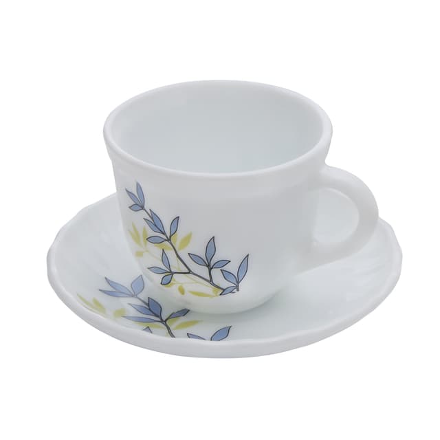 Royalford 44 Pcs Opalware Dinner Set, Autumn Leaves, RF10680 | Elegant Floral Design | Dishwasher safe | Freezer Safe | Opal Dishes Sets Service for 6 - 190388