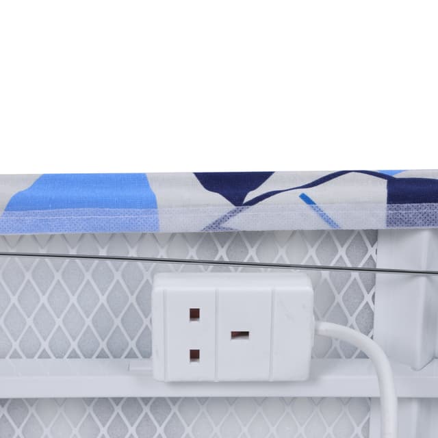 طاولة مكواة قابلة للطي مع مقبص كهربائي من رويال فورد Royalford Mesh Ironing Board With Socket - 191498