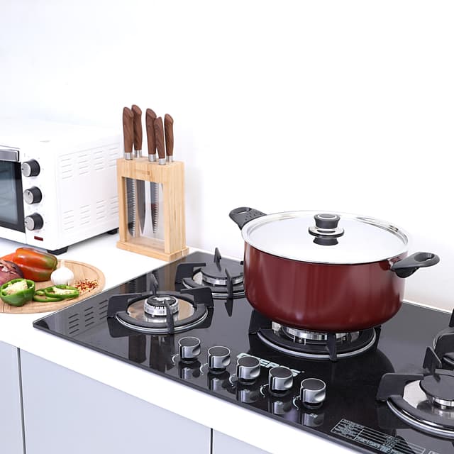 قدر كبير خزفي 28 سم من رويال فورد Royalford Non-Stick Casserole With Lid