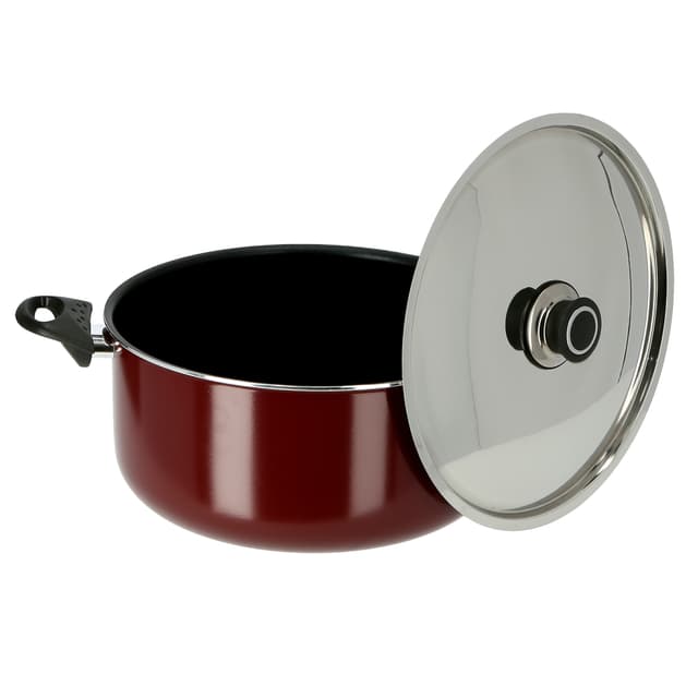 قدر كبير خزفي 28 سم من رويال فورد Royalford Non-Stick Casserole With Lid