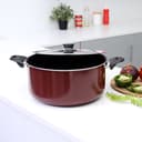 قدر كبير خزفي 28 سم من رويال فورد Royalford Non-Stick Casserole With Lid
