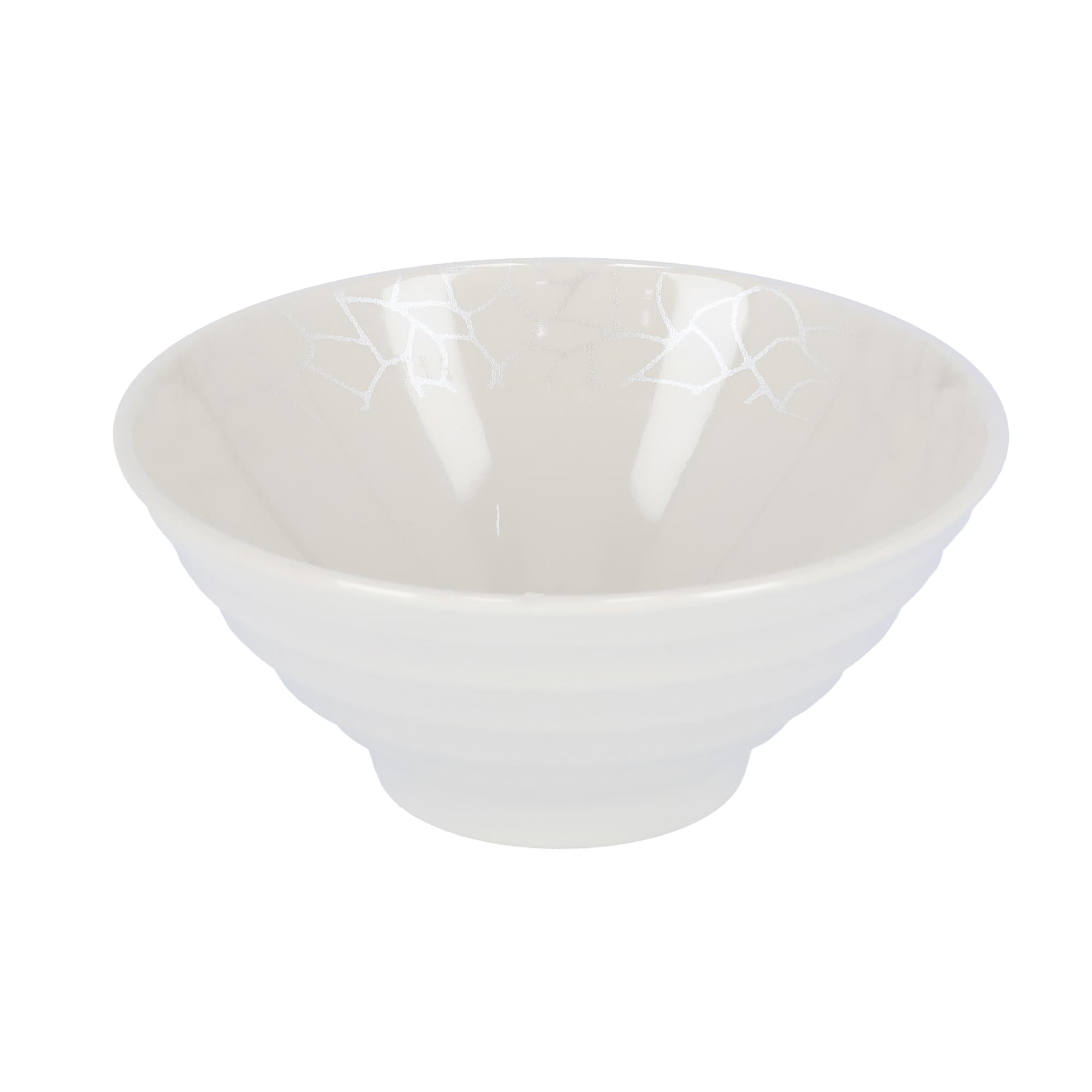 وعاء ميلامين 9 إنش رويال فورد أبيض لؤلؤي Royalford Melamine White Pearl Bowl