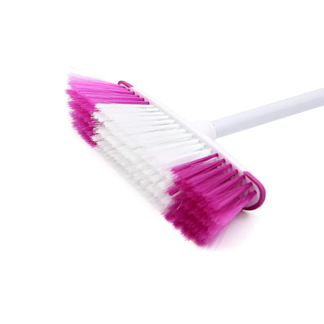 مكنسة عصا مع رأس قابل للفك أبيض وبنفسجي رويال فورد Royalford White ِِAnd Purple Broom With Handle