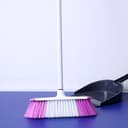 مكنسة عصا مع رأس قابل للفك أبيض وبنفسجي رويال فورد Royalford White ِِAnd Purple Broom With Handle