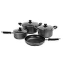 طقم طناجر غير لاصق 7 قطع من رويال فورد Royalford Non-Stick Cookware Set7Pcs