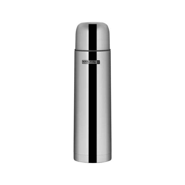 مطارة ماء ( حافظة ماء ) 1 لتر - فضي Royalford  - Stainless Steel Vacuum Bottle - Stainless Steel Flask & Water - SW1hZ2U6NDM5ODk0