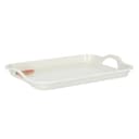 Royalford Melamine Flower Carnival Handle Tray, 17.5 Inch