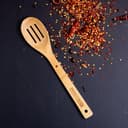 ملعقة طهي مثقبة خشبية ( مقشدة ) Royalford - Bamboo Skimmer