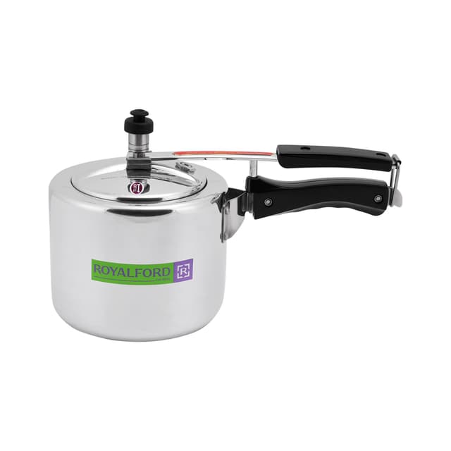 طنجرة ضغط المينيوم صغيرة بسعة 3 لتر | Royalford Aluminium Pressure Cooker