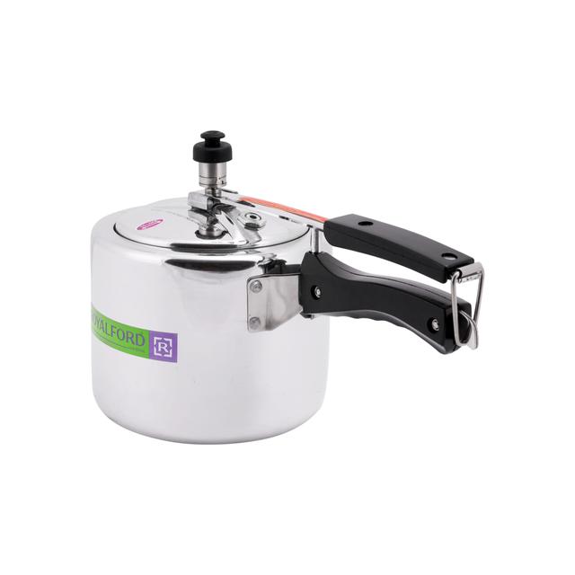 Royalford Aluminium Pressure Cooker, 5L - SW1hZ2U6NDU2MTM5