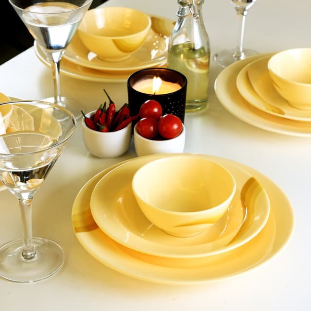 طقم أواني العشاء 40 قطعة من الميلامين من رويال فورد Royalford Melamine Ware Dinner Set 40 Pcs