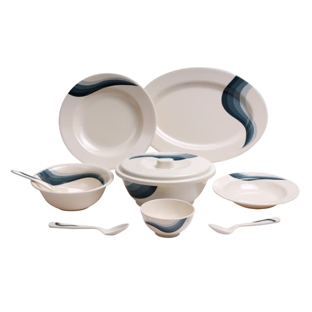 Royalford Melamine Ware Dinner Set, 40 Pcs