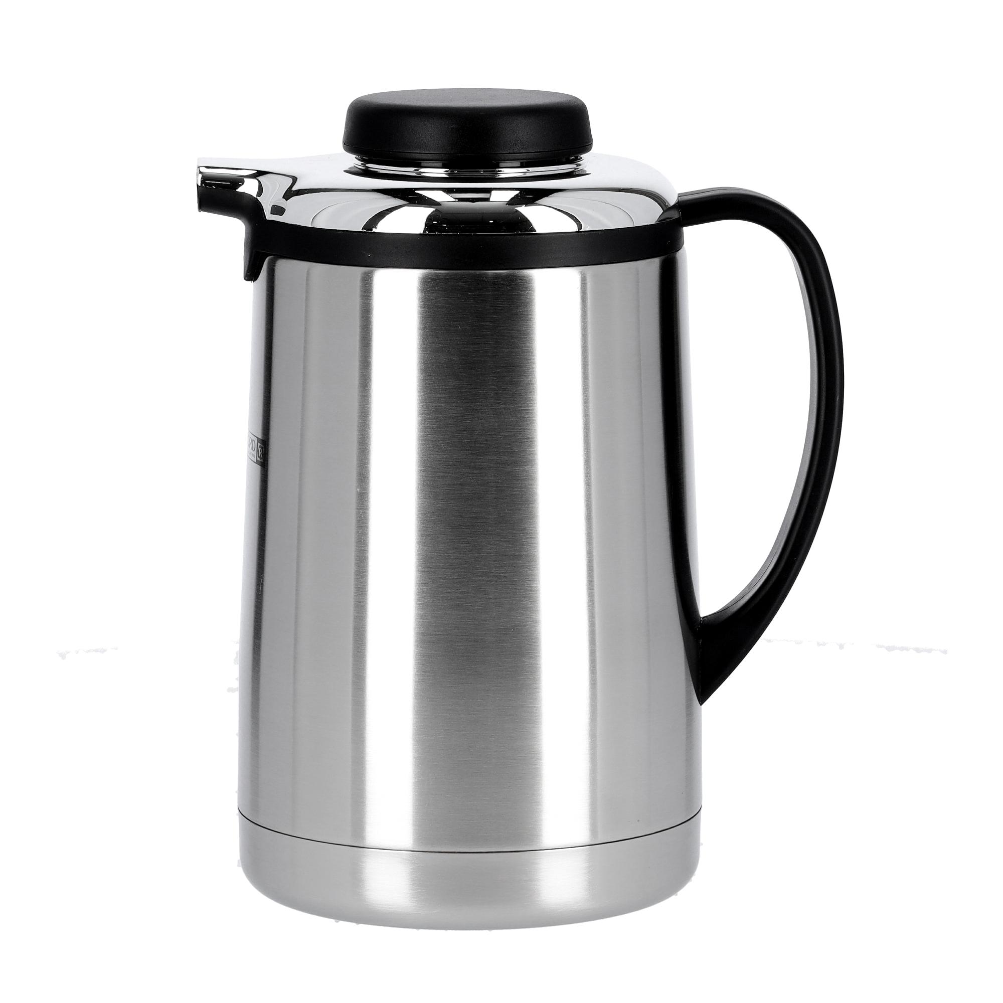 ترمس شاي حافظ للحرارة 1 لتر فضي رويال فورد Royalford Steel Vacuum Flask, 1L