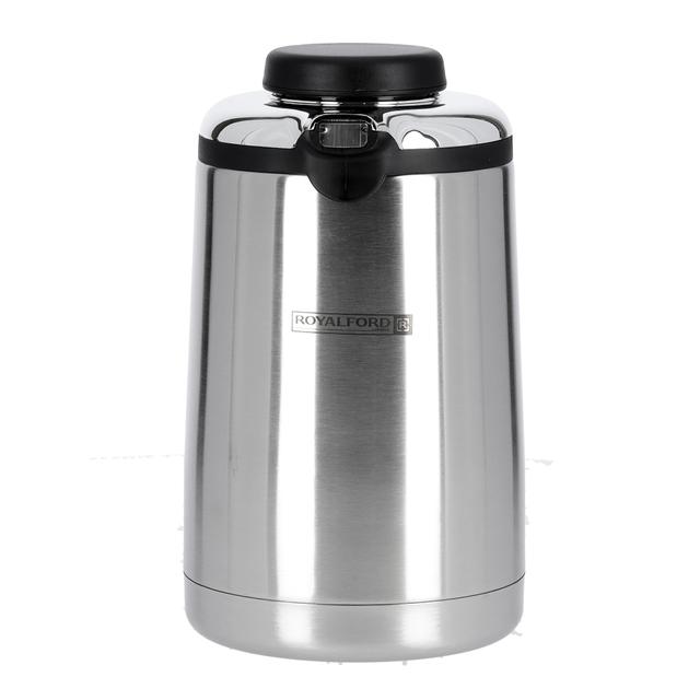 ترمس شاي حافظ للحرارة 1.6 لتر فضي رويال فورد Royalford Steel Vacuum Flask, 1.6L