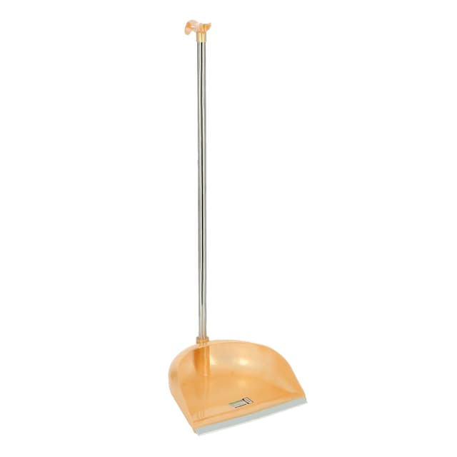 مكنسة مع جاروف بلاستيك من رويال فورد  Royalford Plastic Broom With Dustpan Set - Hand Broom With Synthetic Stiff Bristles - 193040