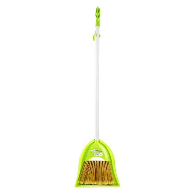 مكنسة بلاستيك مع مجرود رويال فورد Royalford Plastic Broom With Dustpan Set - 296856