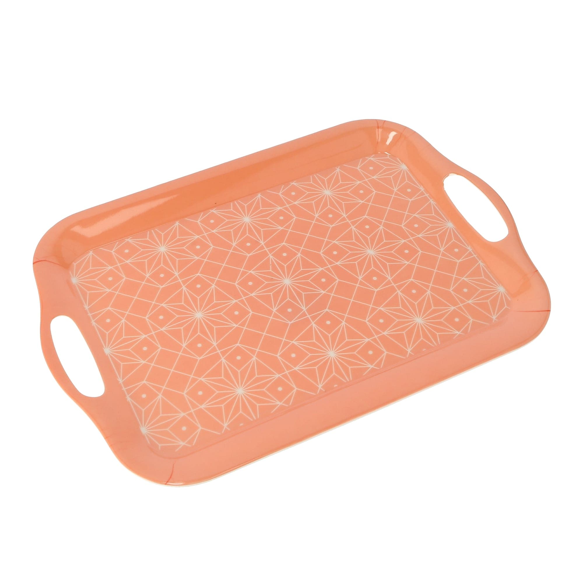 Royalford Melamine Ware Tray, 40.9X29X2.4 Cm