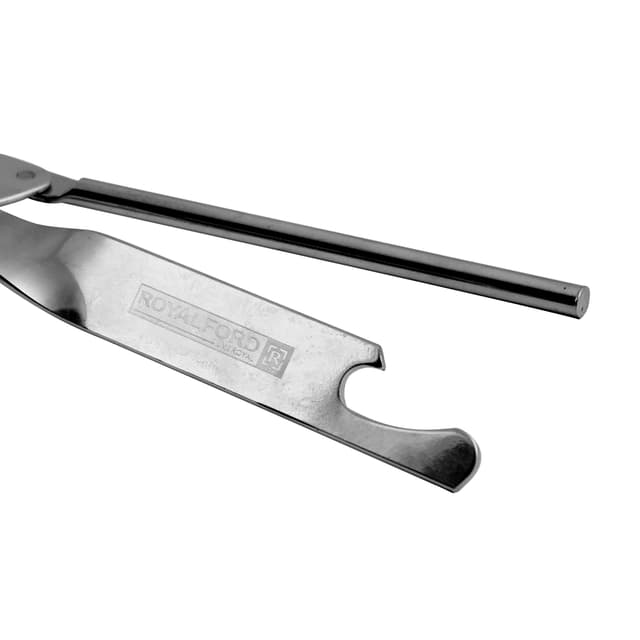 فتاحة علب ستانلس ستيل مطلية بالكروم Royalford - Chrome Plated Carbon Steel Opener