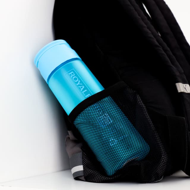 مطارة ماء بلاستيك 500 مل لون أزرق رويال فورد Royalford Water Bottle, 500 M
