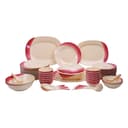 Royalford Ribble Designed Melamine Dinner Set, 64 Pcs