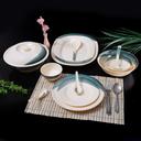 Royalford Ribble Designed Melamine Dinner Set, 64 Pcs - SW1hZ2U6NDQzNjk4