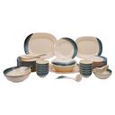 Royalford Ribble Designed Melamine Dinner Set, 64 Pcs - SW1hZ2U6NDQzNzA2