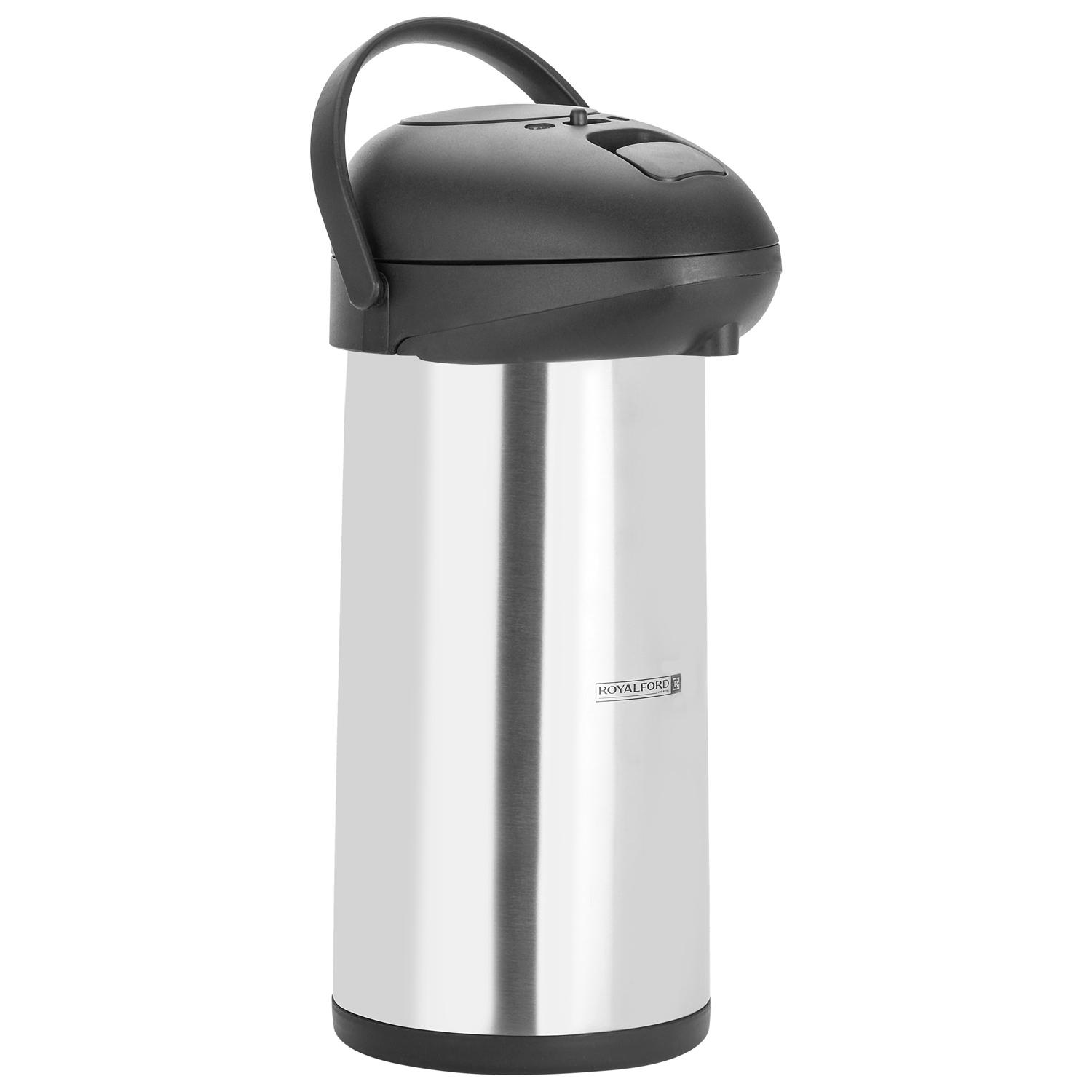 Royalford 5.0L Double Wall Stainless Steel Airpot Flask