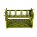 شبك صحون (مجفف صحون) - أخضر Royalford 2-Layer Wall Hanging Dish Rack