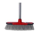 Royalford One Click Series Long Floor Broom - Upright Long Handle Broom With Synthetic Stiff Bristle
