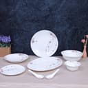 طقم صحون ( 33 قطعة ) - أبيض Royalford -  Opalware Dinner Set RF8982