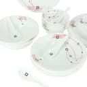 طقم صحون ( 33 قطعة ) - أبيض Royalford -  Opalware Dinner Set RF8982