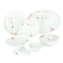 طقم صحون ( 33 قطعة ) - أبيض Royalford -  Opalware Dinner Set RF8982