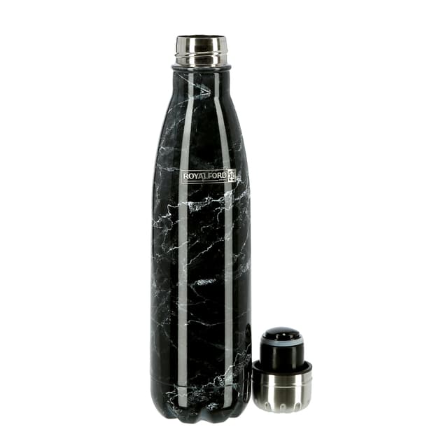 مطارة ماء ( حافظة ماء ) 500 مل - اسود Royalford -  Vacuum Bottle – Double Wall Stainless Steel Flask & Water Bottle