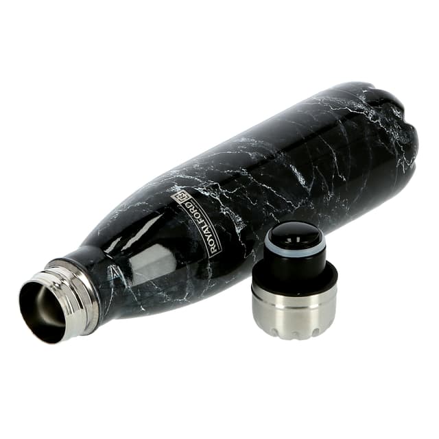 مطارة ماء ( حافظة ماء ) 500 مل - اسود Royalford -  Vacuum Bottle – Double Wall Stainless Steel Flask & Water Bottle