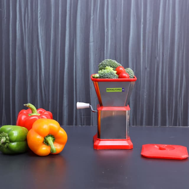 مفرمة طعام يدوية - ستانلس ستيل - Chilly Cutter - Portable Stylish & Durable Design Non - Royalford