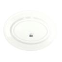 صحن تقديم ميلامين دائري 14 انش أبيض رويال فورد Royalford Melamine Ware Oval & Dinner Plates, 14inch, RF9893 - SW1hZ2U6NDQ3MTcx