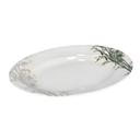 صحن تقديم ميلامين دائري 14 انش أبيض رويال فورد Royalford Melamine Ware Oval & Dinner Plates, 14inch, RF9893 - SW1hZ2U6NDQ3MTc1