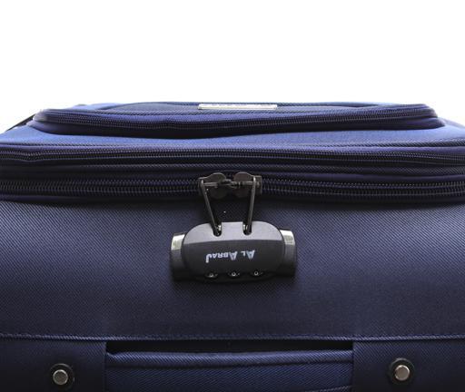 شنطة سفر (حقيبة سفر) عدد 4 – أزرق  PARA JOHN Abraj Soft Trolley Luggage Bags Set - SW1hZ2U6NDYxMjYw