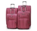 شنطة سفر (حقيبة سفر) عدد 4 – زهري  PARA JOHN Abraj Soft Trolley Luggage Bags Set - 304023