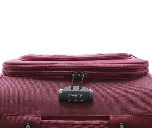 شنطة سفر (حقيبة سفر) عدد 4 – زهري  PARA JOHN Abraj Soft Trolley Luggage Bags Set - 198004