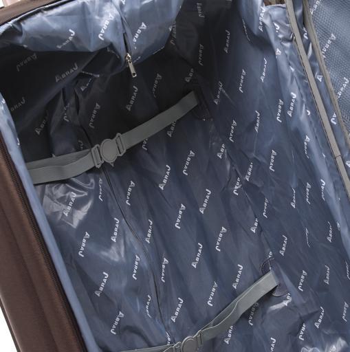 ABRAJ PARA JOHN Abraj 3 Pieces Soft Trolley Luggage Bags Set