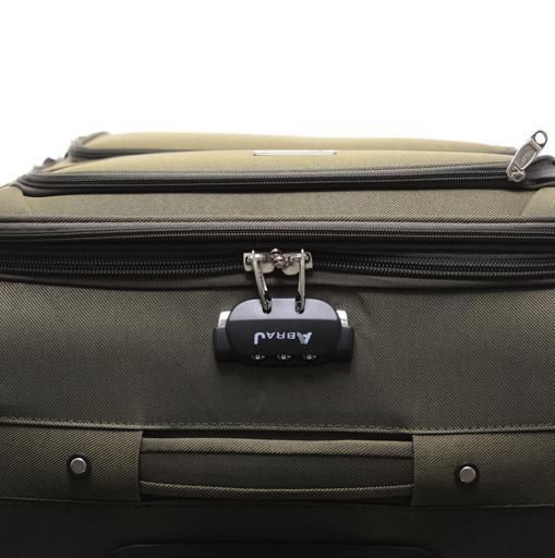 ABRAJ PARA JOHN Abraj 3 Pieces Soft Trolley Luggage Bags Set