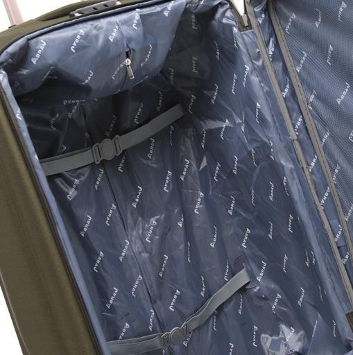 ABRAJ PARA JOHN Abraj 3 Pieces Soft Trolley Luggage Bags Set