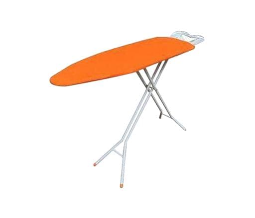 Royalford Medium Ironing Board, 8mm Sponge Pad, RF7386 - Child Safety Lock, Home Laundry Room or Dorm Use, 110*33cm Ironing Area, Adjustable Height, Retractable Worktop