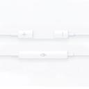 سماعات ايفون سلك مع التحكم بدرجة الصوت أبيض ويو Wiwu White Volume Control iPhone AirPods - SW1hZ2U6NDY5MTg4