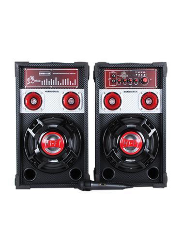 Olsenmark Professional Speaker System, 2.0 Ch With Usb, Sd, Fm & Mic - Master Volume/Bass/Treble/Mic - SW1hZ2U6NDQ3NTY2